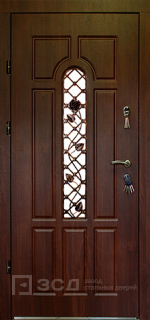 Фото «Дверь с ковкой №10»